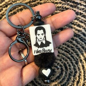 I Hate People Keychain